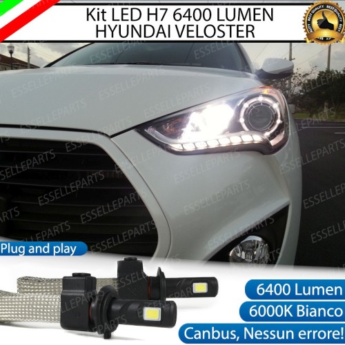 Kit Full LED H7 6400 LUMEN Abbaglianti HYUNDAI VELOSTER