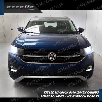 Conversione Fari Full LED VW T-CROSS 6000K bianco ghiaccio Conversione Fari Full LED VW T-CROSS 6000K bianco ghiaccio