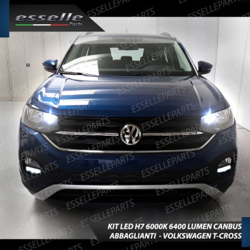Conversione Fari Full LED VW T-CROSS 6000K bianco ghiaccio Conversione Fari Full LED VW T-CROSS 6000K bianco ghiaccio