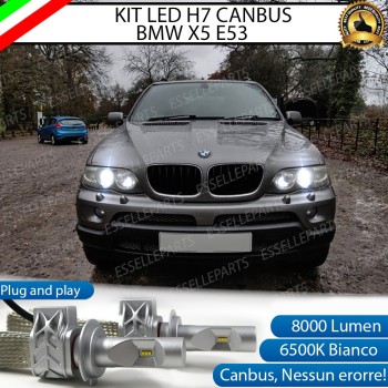 Kit Full LED H7 8000 LUMEN Anabbaglianti BMW X5 E53