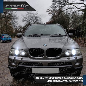 Kit Full LED H7 8000 LUMEN Anabbaglianti BMW X5 E53