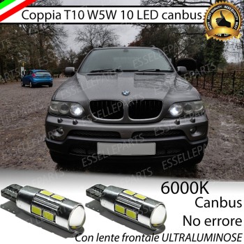 Luci Di Posizione 10 LED per Bmw X5 E53 luce bianca canbus