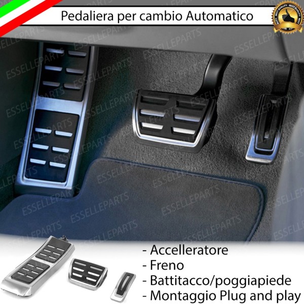 Set Pedaliera copri pedali copripedali Cambio automatico per Audi A5 8T Sportback