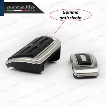 Set Pedaliera copri pedali copripedali Cambio automatico per Audi A5 8T Sportback