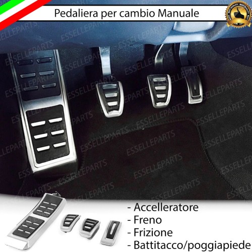 set copripedale alluminio cambio MANUALE AUDI A7 C7 antiscivolo gomma