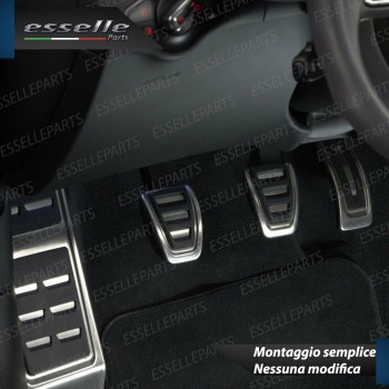 set copripedale alluminio cambio MANUALE AUDI A7 C7 antiscivolo gomma
