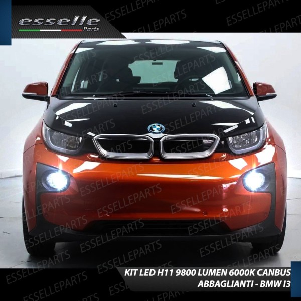 Kit Full LED Coppia lampade Abbaglianti H11 9800 LUMEN per BMW I3