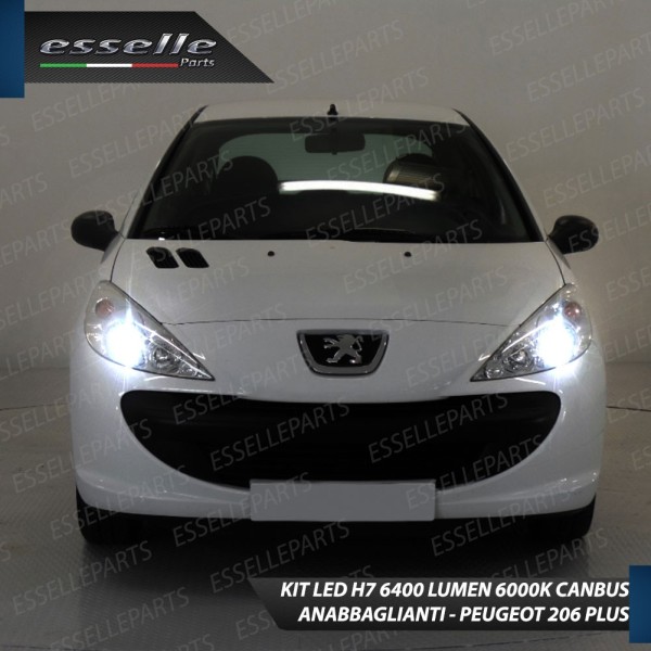 Kit Full LED H7 6400 LUMEN Anabbaglianti PEUGEOT 206+