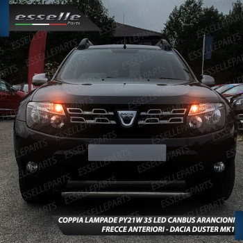 Coppia Frecce Anteriori PY21W 35 LED Canbus DACIA DUSTER