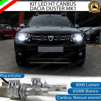 Kit Full LED H7 Anabbaglianti Duster 6000K Bianco