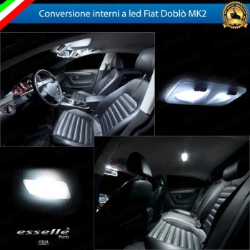 Kit LED Interni Per Fiat Doblo MK2 Restyling 6000k Canbus