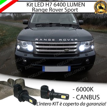 Kit Full LED H7 6400 Lumen 6000K bianco Abbaglianti RANGE ROVER MK3