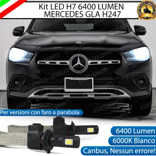 Kit Full LED H7 6400 LUMEN Anabbaglianti MERCEDES GLA H247