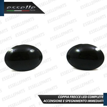 PLACCHETTE LATERALI NERE A 18 LED PER FRECCE SPECIFICHE PER ABARTH 500 595 695