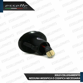 PLACCHETTE LATERALI NERE A 18 LED PER FRECCE SPECIFICHE PER ABARTH 500 595 695