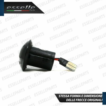 PLACCHETTE LATERALI NERE A 18 LED PER FRECCE SPECIFICHE PER ABARTH 500 595 695