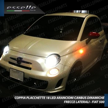 Placchette Dinamiche Laterali a 9 led per frecce specifiche per ABARTH 500 595 695