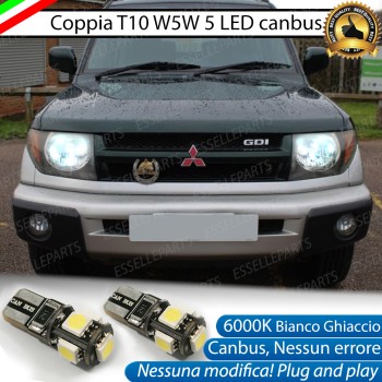 Luci posizione T10 W5W 5 LED Canbus MITSUBISHI PAJERO PININ Luci posizione T10 W5W 5 LED Canbus MITSUBISHI PAJERO PININ