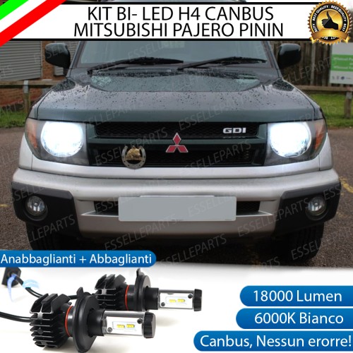 Kit Full Led 6000k H4 canbus MITSUBISHI PAJERO PININ ANABBAGLIANTI
