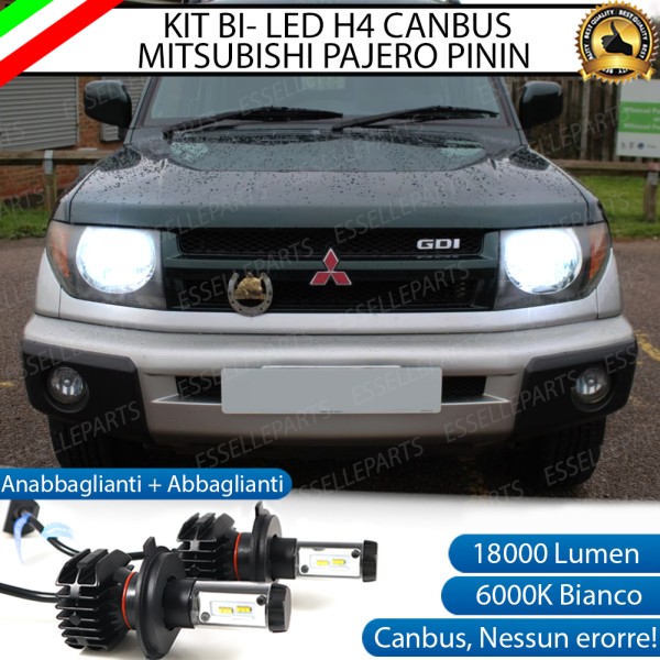 Kit Full LED Coppia lampade H4 Anabbaglianti/Abbaglianti per MITSUBISHI PAJERO PININ