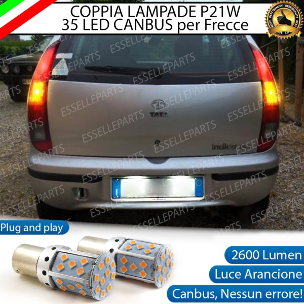 Coppia Frecce Posteriori P21W 35 LED Canbus TATA INDICA