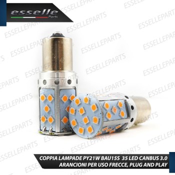 Coppia Frecce Anteriori PY21W 35 LED Canbus TATA INDIGO