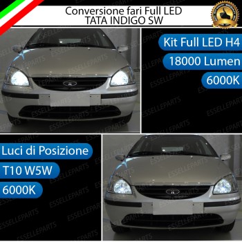 Conversione Fari Full LED 18000LM + 330LM per Tata Indigo