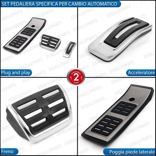 Set Copripedali Pedaliera per Cambio Automatico Audi A5 F53
