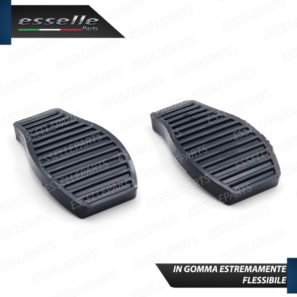 Set Copripedali Pedaliera in Gomma Specifici per Abarth Grande Punto Abarth