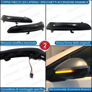 Set Frecce Dinamiche per Specchietti laterali LED Peugeot 208 II