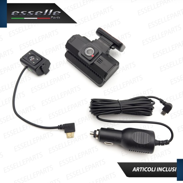 Telecamera DashCam per Auto Full HD DVR Car Video Display 3" 170° Grandangolo