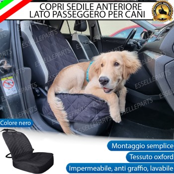 Copri Sediolino Auto per Cani Nero Impermeabile Antigraffio