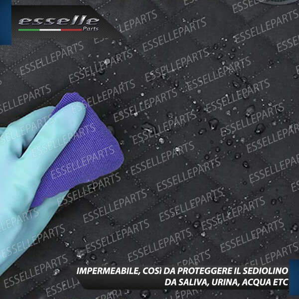 Copri Sediolino Auto per Cani Nero Impermeabile Antigraffio