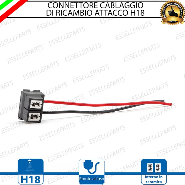 H18 Connettore di Ricambio Cablaggio per Attacco H18