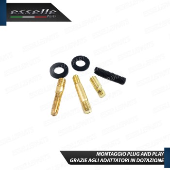 Antenna Corta 3,5 cm Colore ARGENTO ed effetto Carbonio, ricezione radio AM-FM-DAB-NAVI