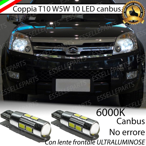 Luci Posizione 10 LED Per Great Wall HOVER 6000k Canbus