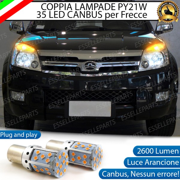 Coppia Frecce Anteriori PY21W 35 LED Canbus GREAT WALL HOVER