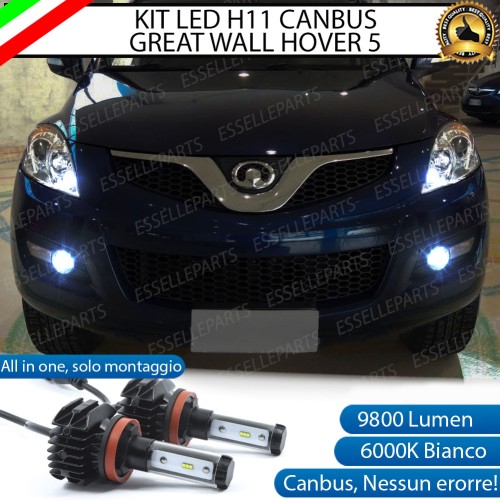 Kit Full Led 6000k canbus GREAT WALL HOVER 5 Fendinebbia No Error