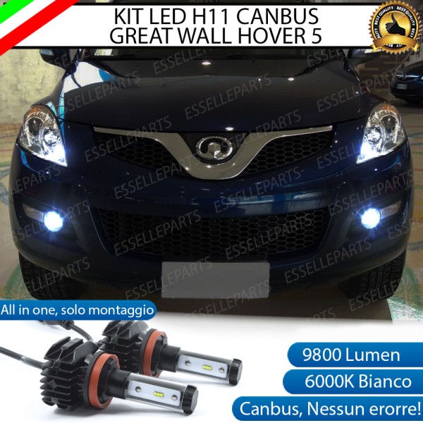 Kit Full Led 6000k canbus GREAT WALL HOVER 5 Fendinebbia No Error