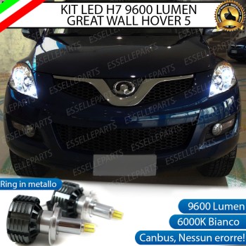 Kit Full LED H7 9600 LUMEN Anabbaglianti GREAT WALL HOVER 5