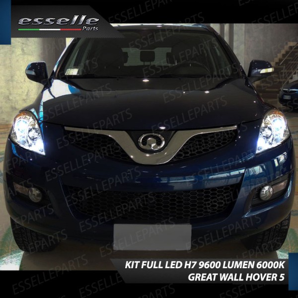 Conversione Fari Full LED per Great Wall HOVER 5 6000K Bianco Ghiaccio Canbus