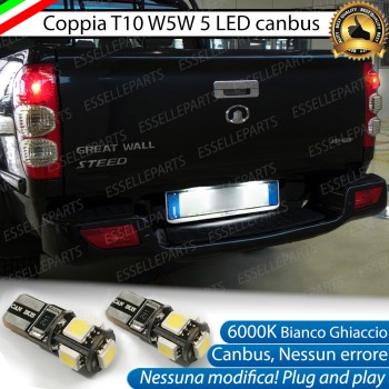 Luci targa 5 LED Canbus GREAT WALL STEED