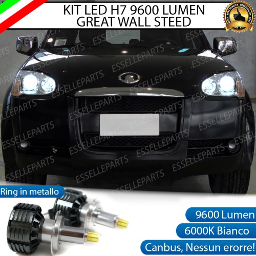 Kit Full LED H7 9600 LUMEN Anabbaglianti GREAT WALL STEED