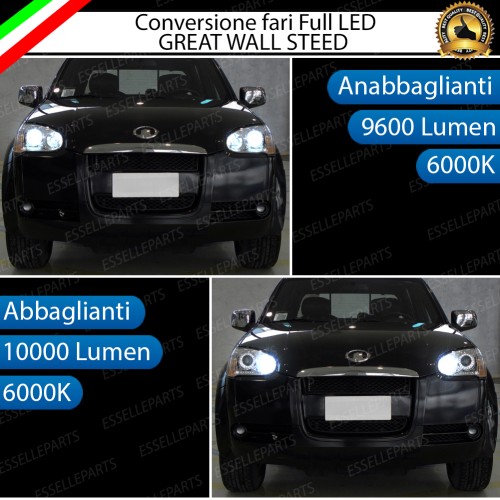 Conversione Fari Full LED per Great Wall STEED