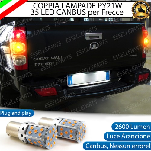 Coppia Frecce Posteriori PY21W 35 LED Canbus GREAT WALL STEED
