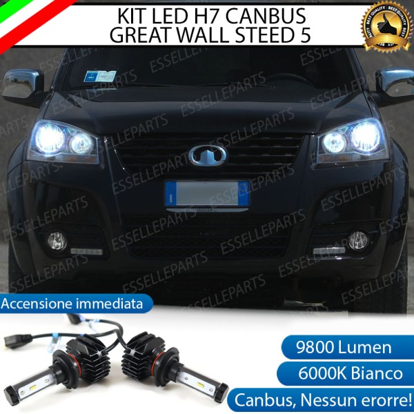 Kit Full LED H7 9800 LUMEN Anabbaglianti GREAT WALL STEED 5