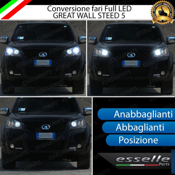 Conversione Fari Full LED per Great Wall STEED 5