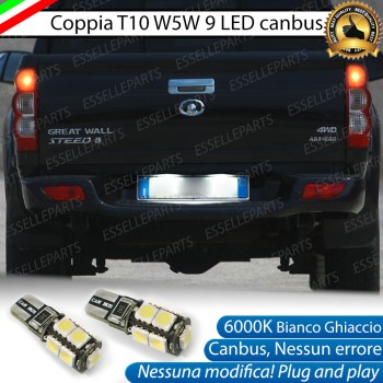 Luci targa 9 LED Canbus GREAT WALL STEED 5