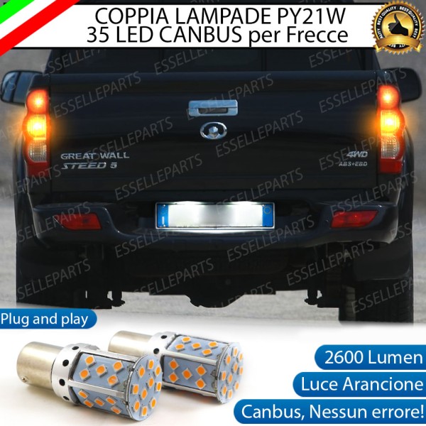 Coppia Frecce Posteriori PY21W 35 LED Canbus GREAT WALL STEED 5