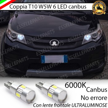 Lampade T10 W5W 6 LED luci posizione GREAT WALL VOLEEX C20R